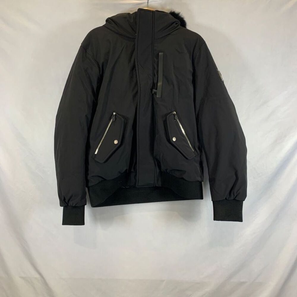 Rudsak Rocky Men's Down Bomber with Faux Fur Black